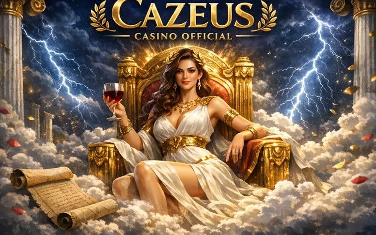 Cazeus Casino home page hero banner
